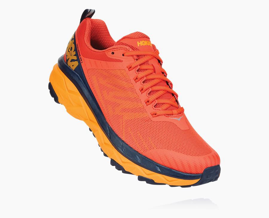 Hoka Mens Trail Shoes NZ - Hoka Challenger Atr 5 Red (FWR349701)